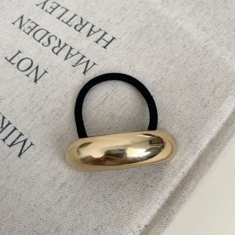 Gold Metal Hair Tie Hair Accessory Hair Band