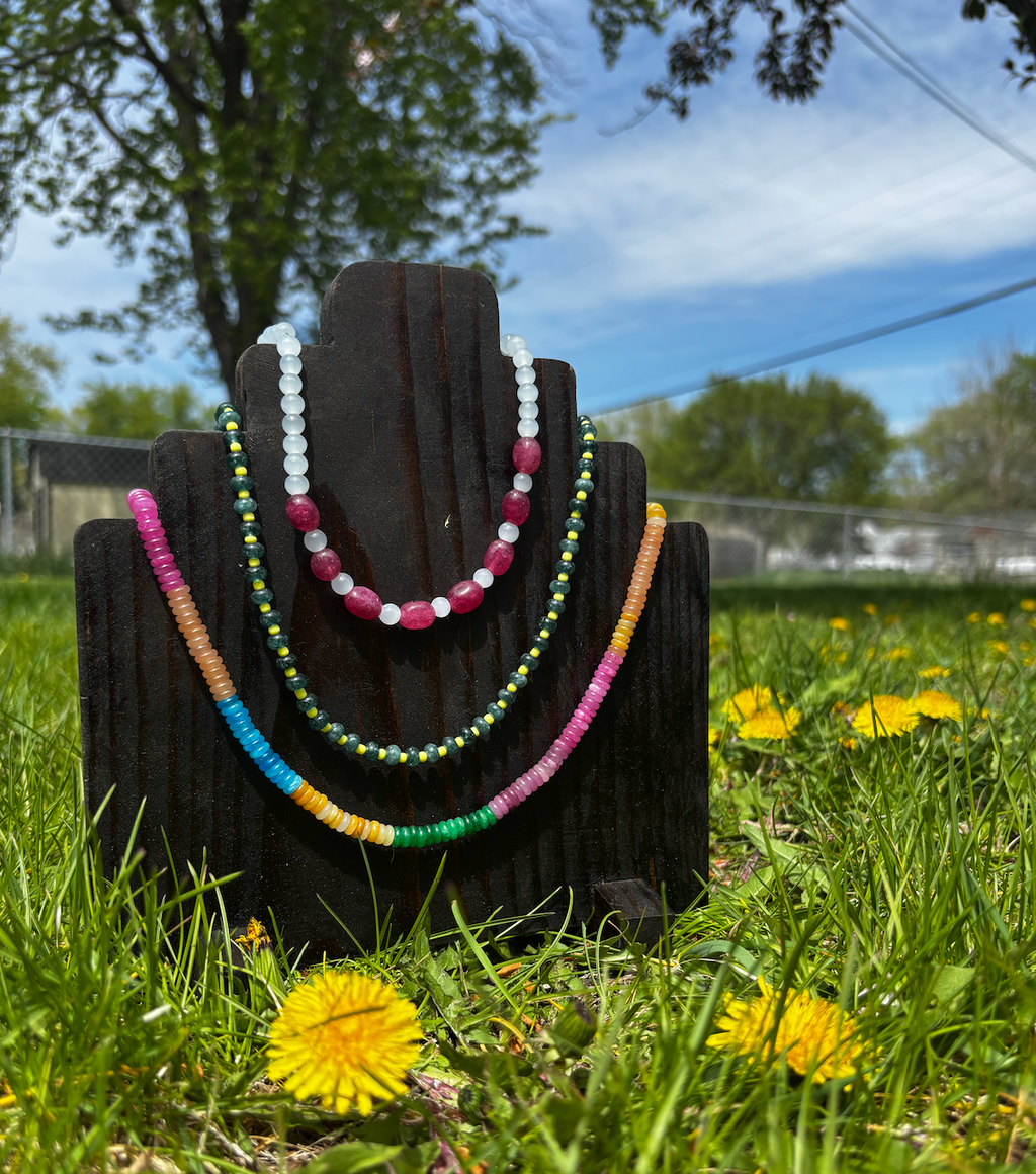 OHD Gemstone necklace - Multicolor