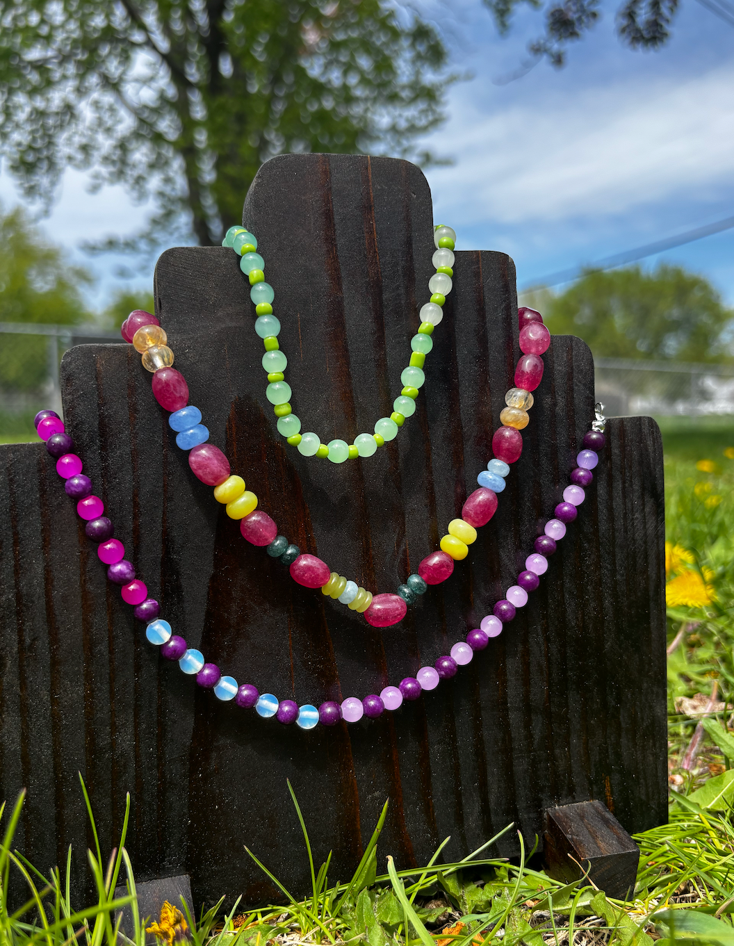 OHD Gemstone necklace - Chunky multicolor