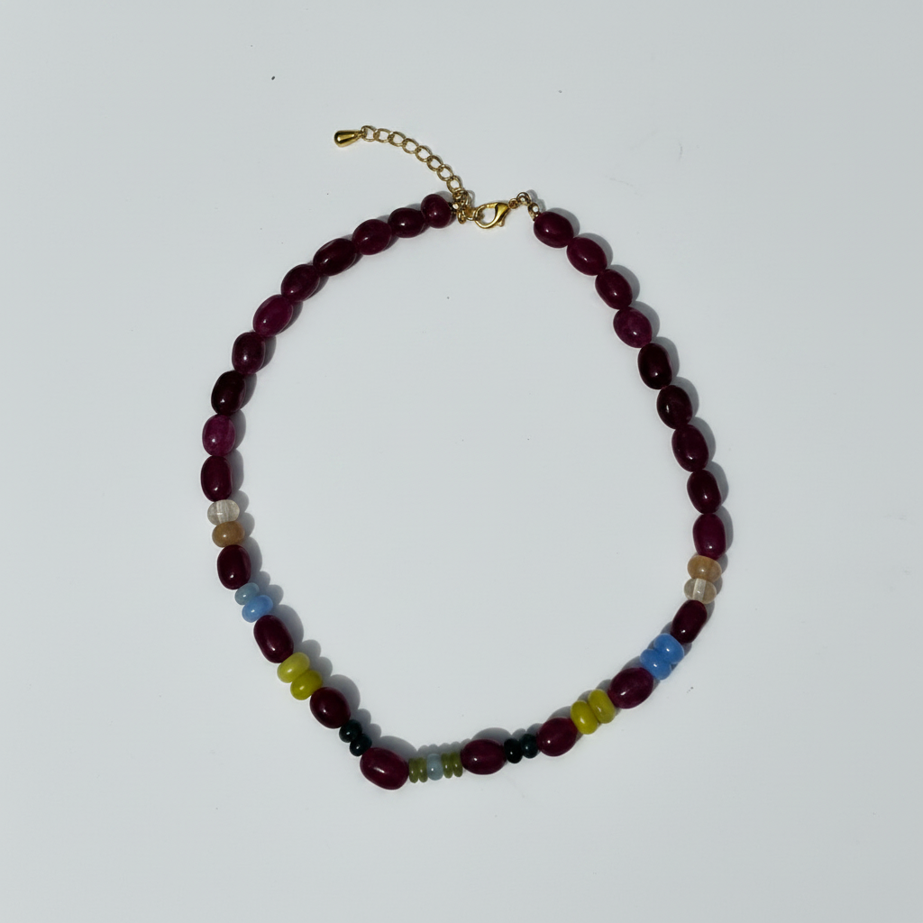 OHD Gemstone necklace - Chunky multicolor